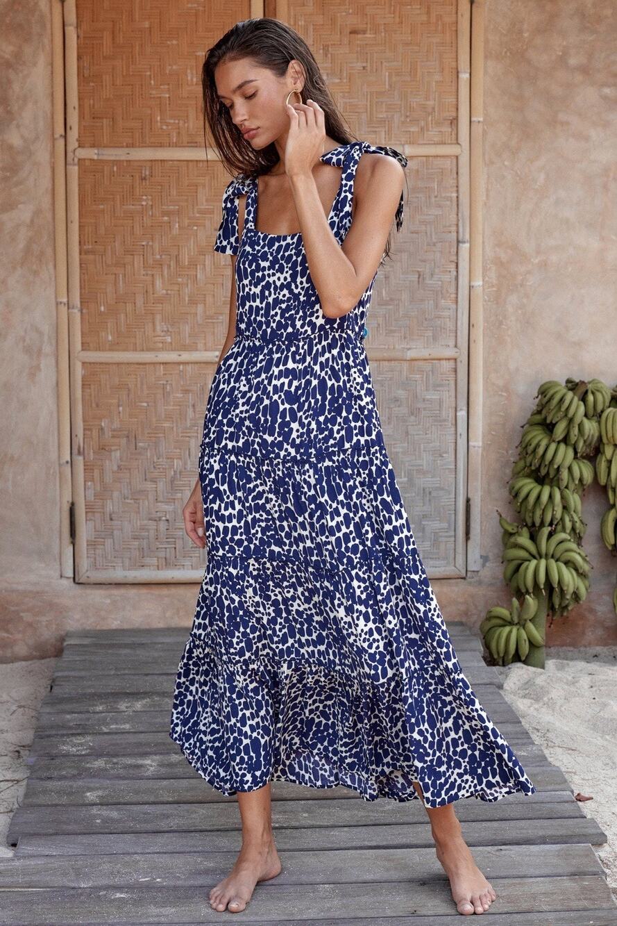 Mister Zimi NELLIE MAXI DRESS IN COWRIE Women’s Size US 6